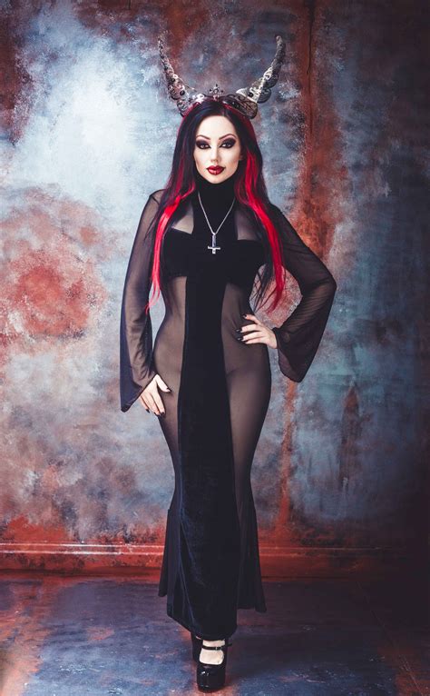 Sexy goth witch